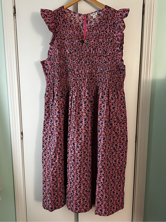 J. Crew Dresses & Skirts - J Crew Smocked Floral Print Dress 3X